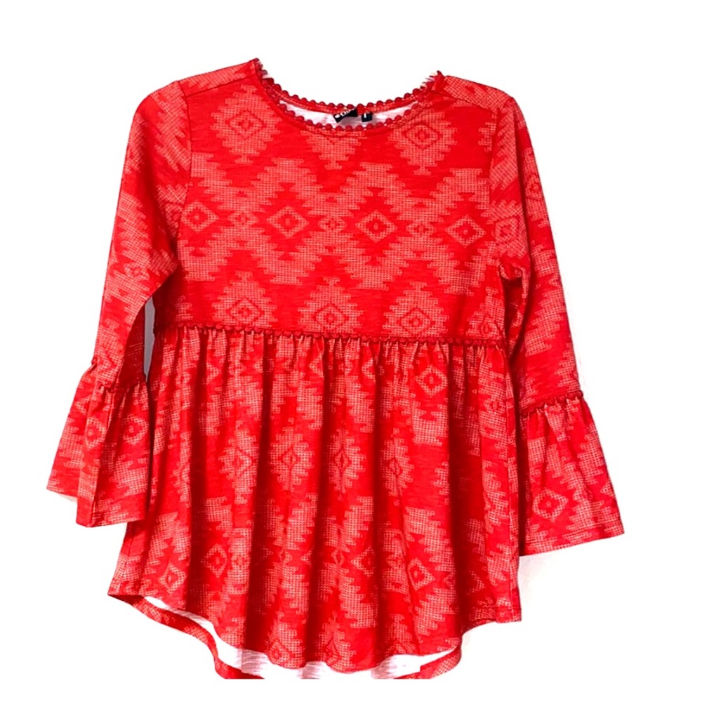 💥Red Aztec Blouse by Cruel Denim 💥